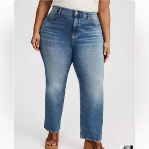 Torrid Classic Denim High-Rise Straight Leg Jean Women’s Sz 12 Tall NWT